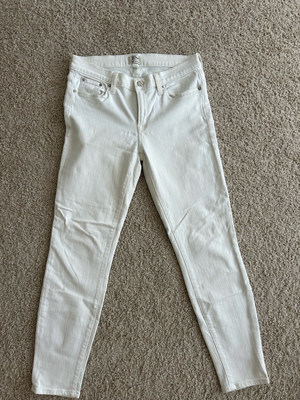 J. Crew White Skinny Jeans
